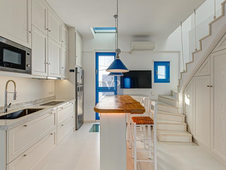 Cycladic Maisonette in Mykonos Chora