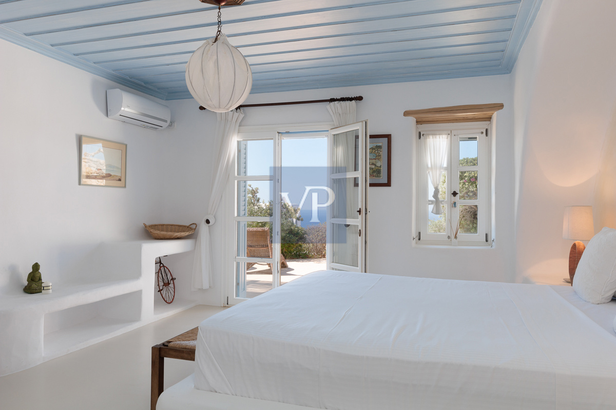 Villa Sea Salt with Sunset View in Tourlos, Mykonos 