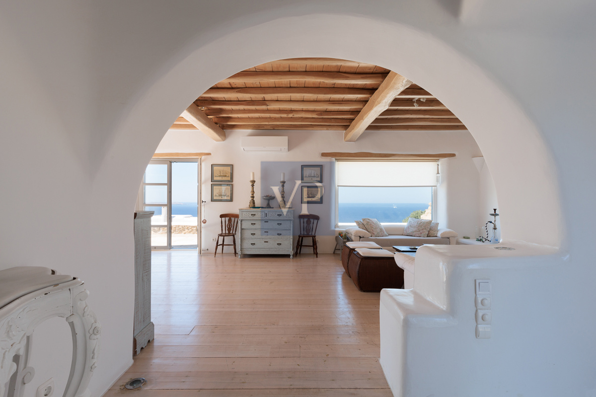 Villa Sea Salt with Sunset View in Tourlos, Mykonos 