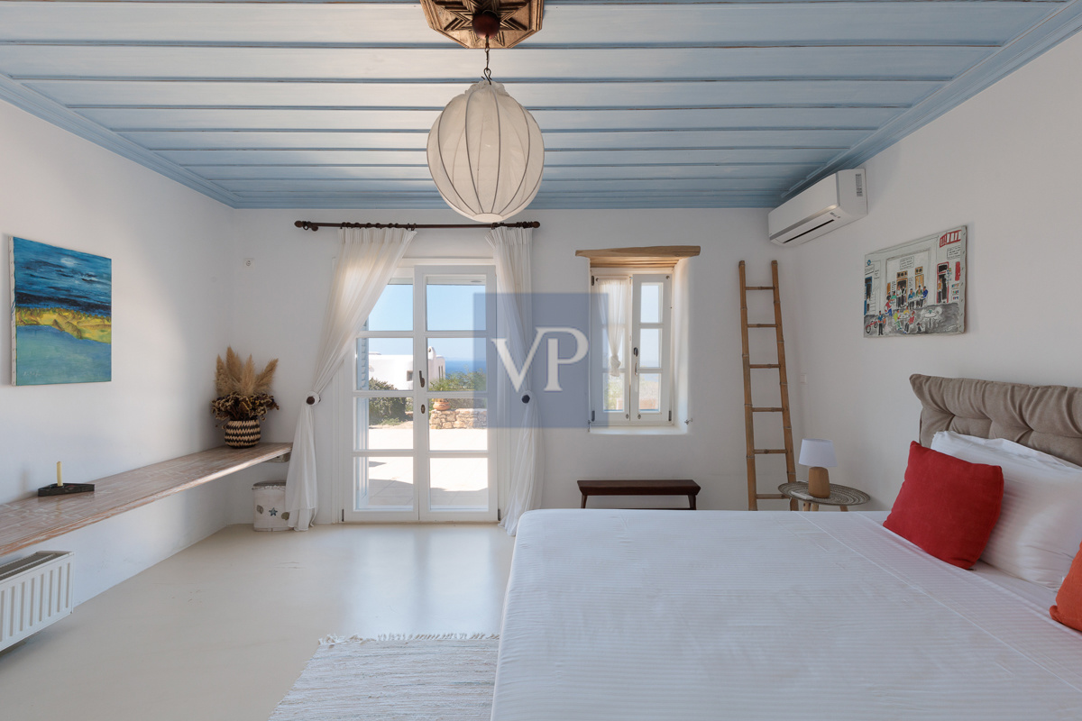 Villa Sea Salt with Sunset View in Tourlos, Mykonos 