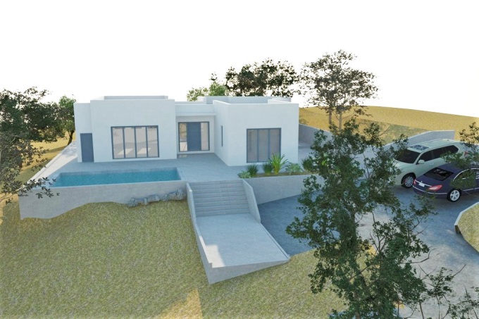 Plot with building license 2600m2 - 0