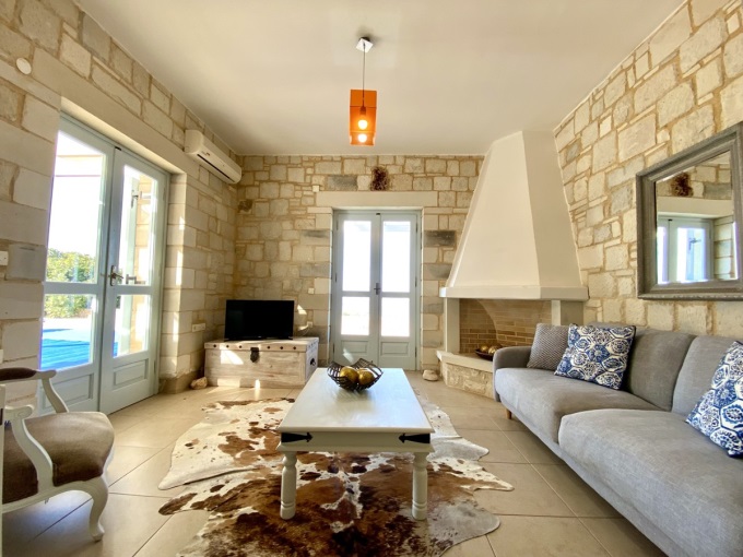 Stone House With Open Sea Views For Sale In Kokkino Chorio - 21