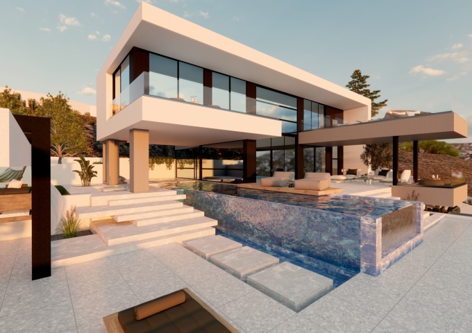 Exquisite Luxury Villa Building Project in Kokkino Chorio: Embrace Mediterranean Elegance - 8