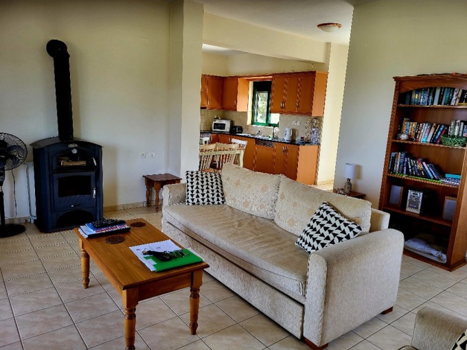 Modern Villa with Private Pool and Olive Grove For Sale in Xirosterni - 1