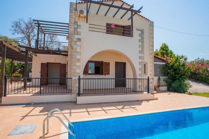Spacious 5 Bedroom Villa with Stunning Sea Views and Private Pool in Vouves - 46