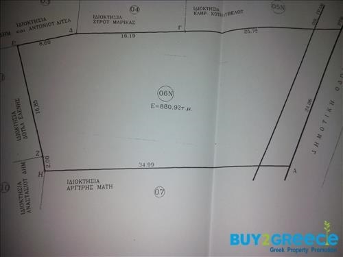 (For Sale) Land Plot || Evoia/Istiaia - 880 Sq.m, 37.500€