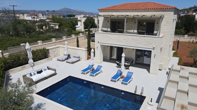 Brand New Stone Villa For Sale in Almyrida - 1