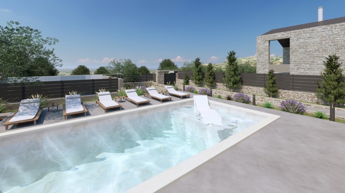 Stylish Stone Villas with Private Pools For Sale in Xirosterni - 2