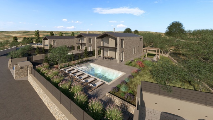 Stylish Stone Villas with Private Pools For Sale in Xirosterni - 4