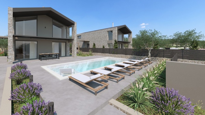 Stylish Stone Villas with Private Pools For Sale in Xirosterni - 3