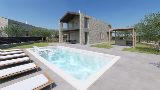 Stylish Stone Villas with Private Pools For Sale in Xirosterni - 12