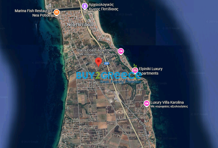 1969153 - Plot of Land For sale, Moudania, 1.000 sq.m., €25.000