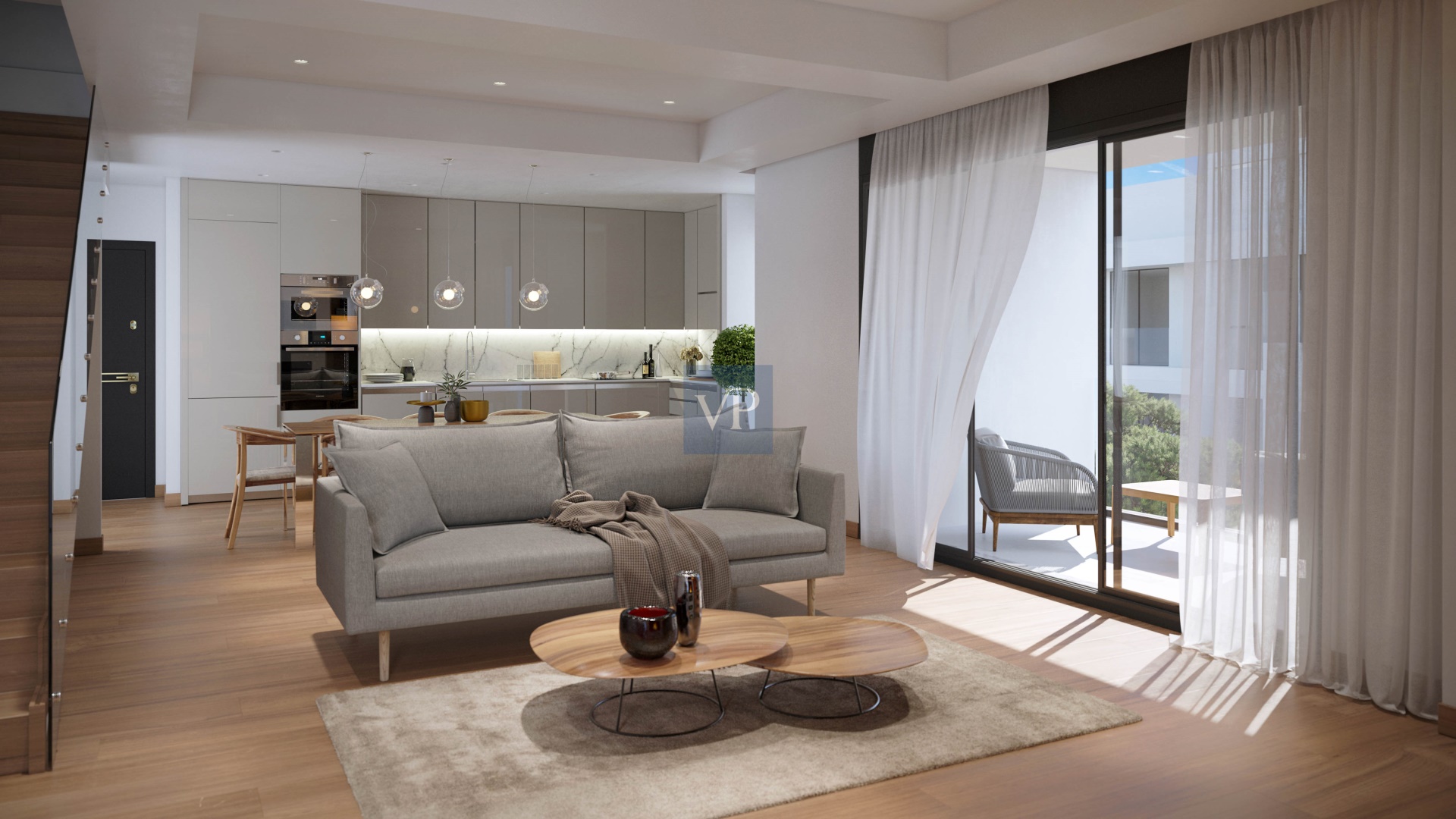 Elysian Enclave VI - Apartment in Strofili with Spacious Veranda.