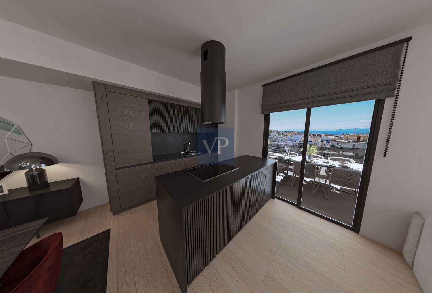 Velvet Apartment I with Seaview in Glyfada